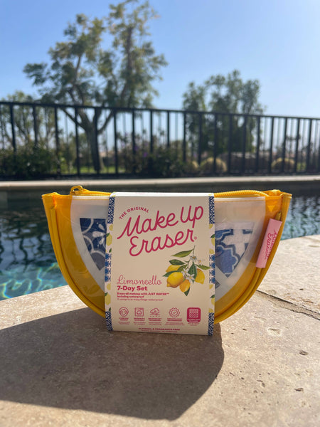 MakeUp Eraser - Limoncello 7-Day Set & MakeUp Bag Gift Set | Summer
