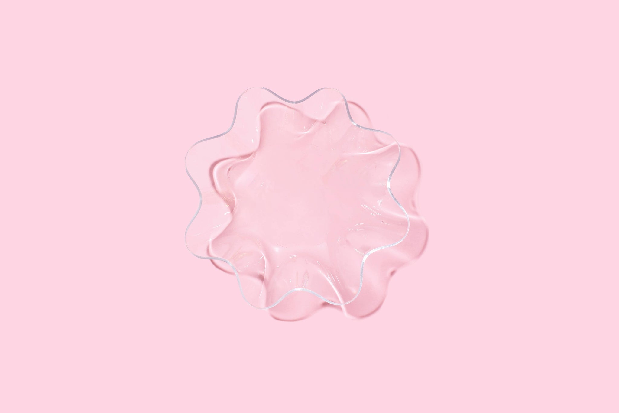 Taylor Elliott Designs - *ON SALE* Wavy Acrylic Nesting Bowl - Small - Clear