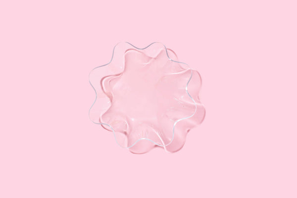 Taylor Elliott Designs - *ON SALE* Wavy Acrylic Nesting Bowl - Small - Clear