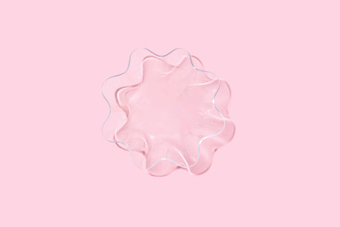 Taylor Elliott Designs - *ON SALE* Wavy Acrylic Nesting Bowl - Small - Clear