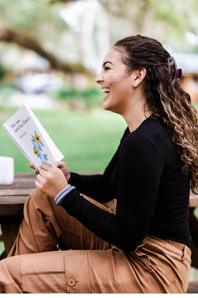 TELETIES - Open Hair Clip | Med. |  Burgundy Bliss