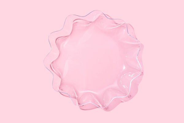 Taylor Elliott Designs - *ON SALE* Wavy Acrylic Nesting Bowl - Large - Clear