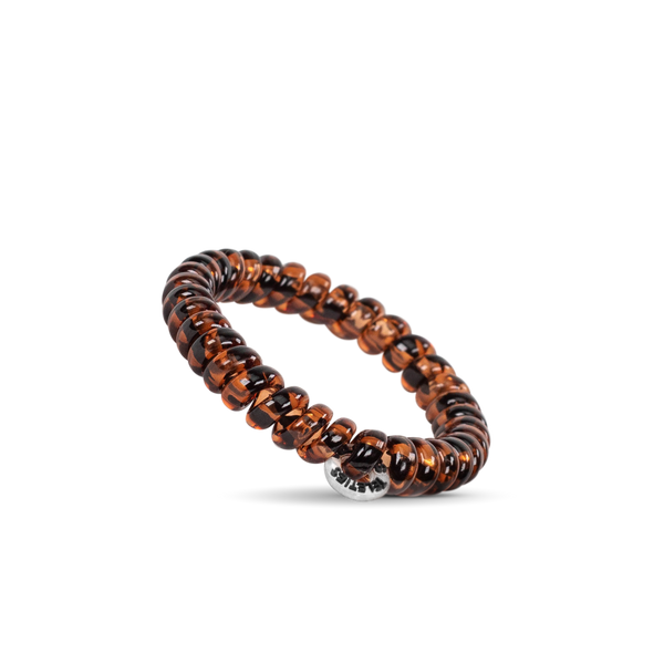 TELETIES - Spiral Hair Coils | Small | Tortoise Hair Ties