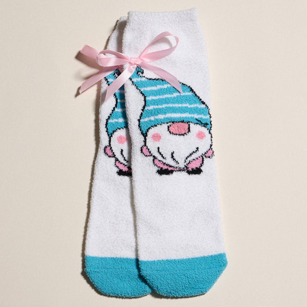 Lilla Haven - Cozy Holiday Socks Gift Set with Gnome and Snowman: ASST / ONE