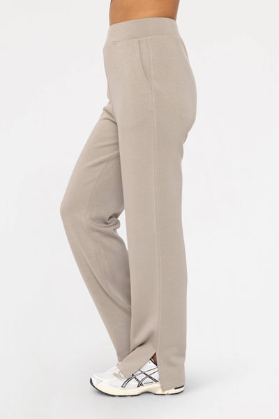 Mono B - Elevated Wide Leg Lounge Pants: Black / S:M:L (2:2:2)