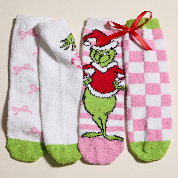 Lilla Haven - Holiday Sock Gift Set with Green Monster Designs: ASST / ONE