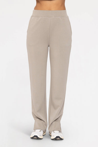 Mono B - Elevated Wide Leg Lounge Pants: SOFT MAGENTA / S:M:L (2:2:2)