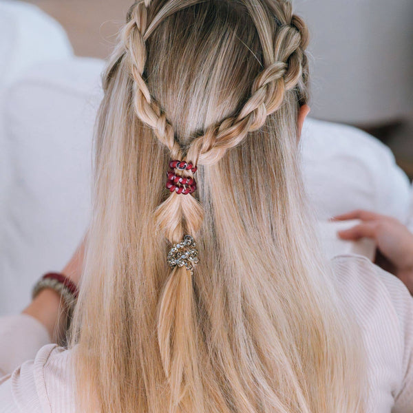 TELETIES - Spiral Hair Coils | Small | Wild Side Hair Ties