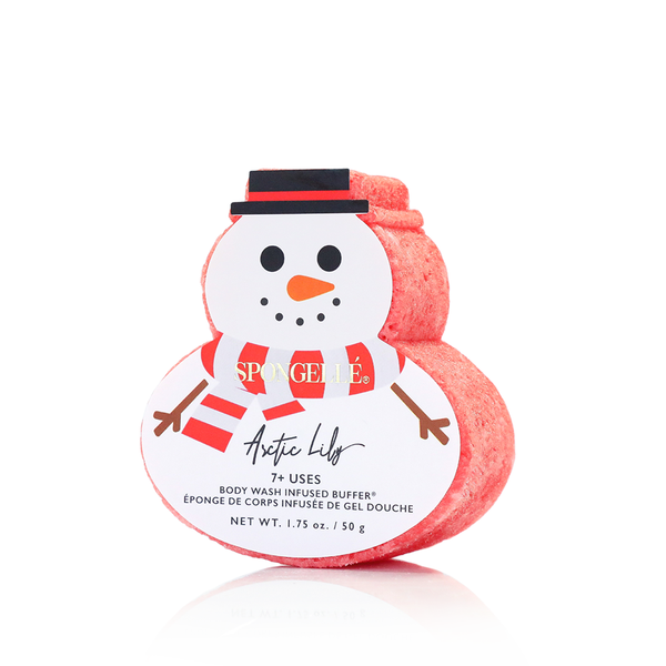 Spongellé - Snowman Holiday Buffer Assorted Pack Christmas Stocking Gift