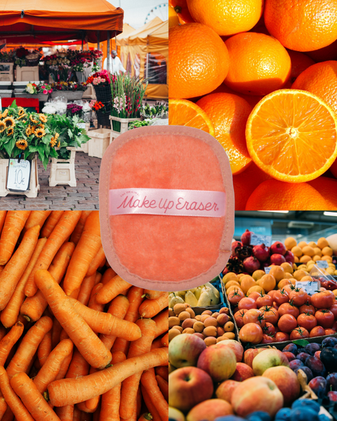 MakeUp Eraser - Farmer's Market 7-Day Set with Makeup Bag | Floral & Bright