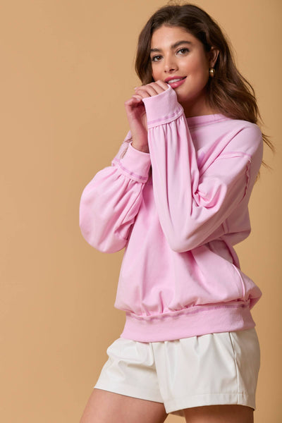 Fantastic Fawn - Alabama Printed Crewneck Sweatshirt - Preorders: LT PINK / L