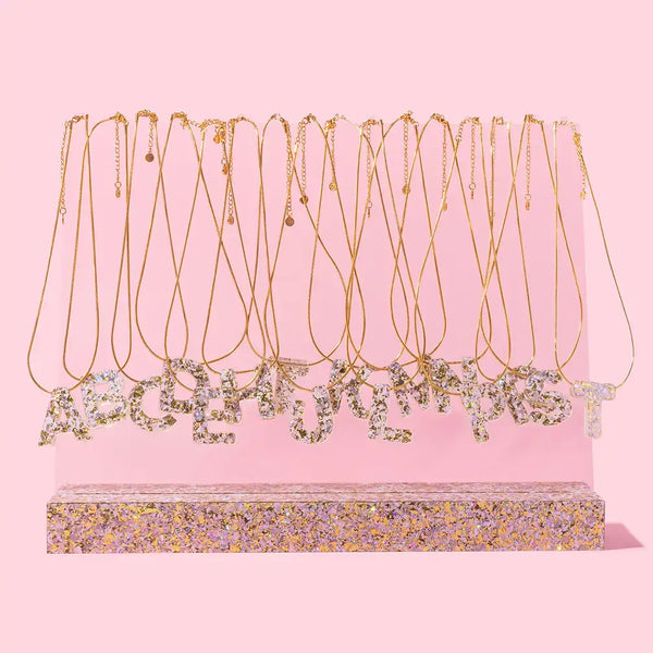 Taylor Elliott Designs - *ON SALE* Acrylic Necklace Display - Pearl Confetti