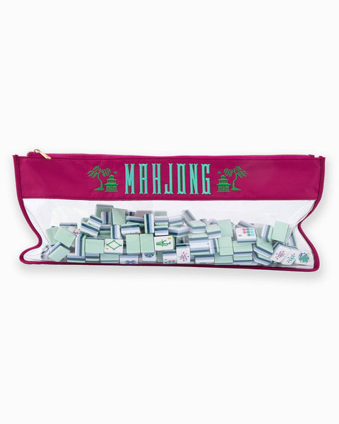Oh My Mahjong - Magenta Pagoda Mahjong Bag