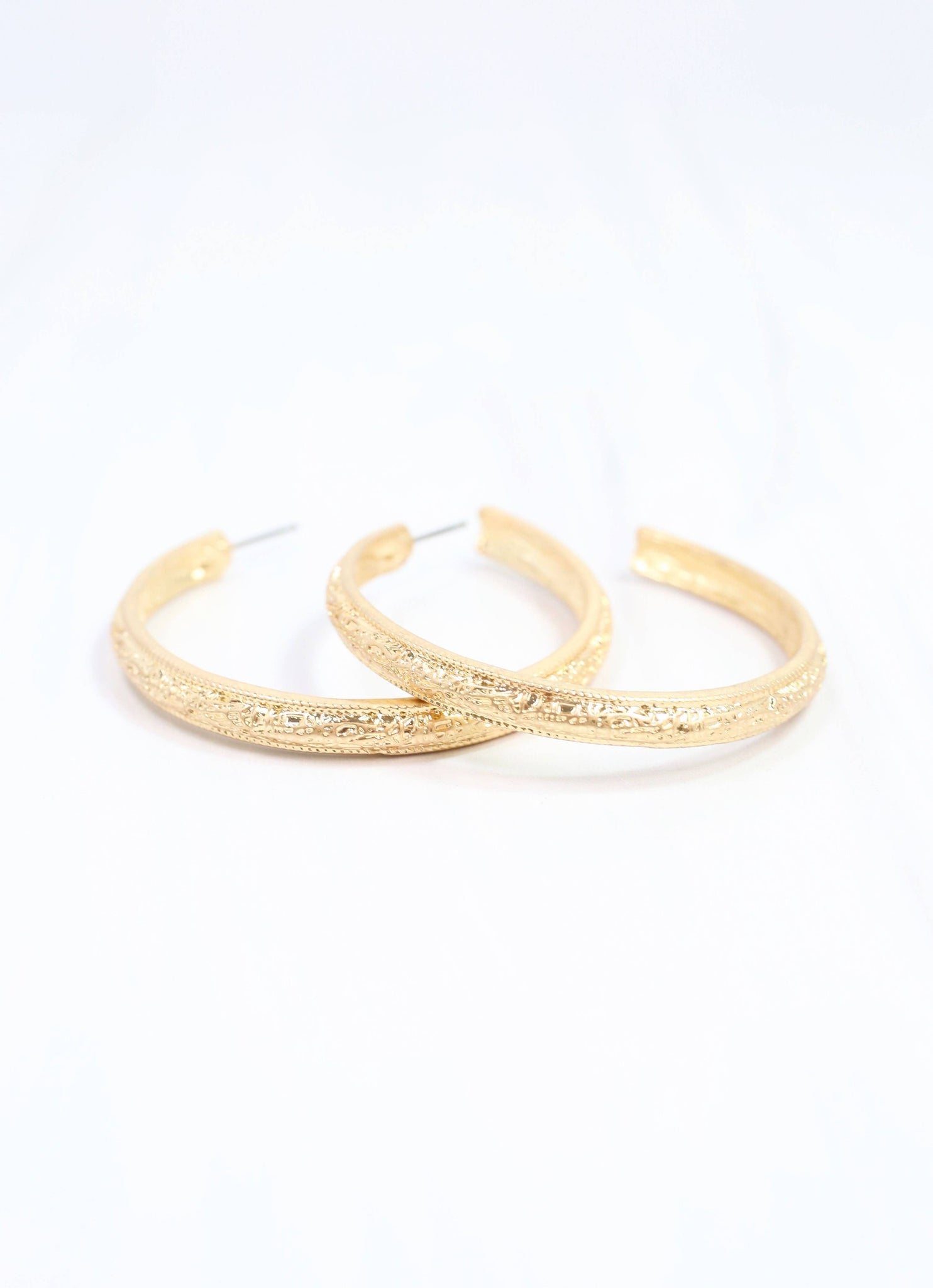 Caroline Hill - Loxley Hoop Earring Gold: Default