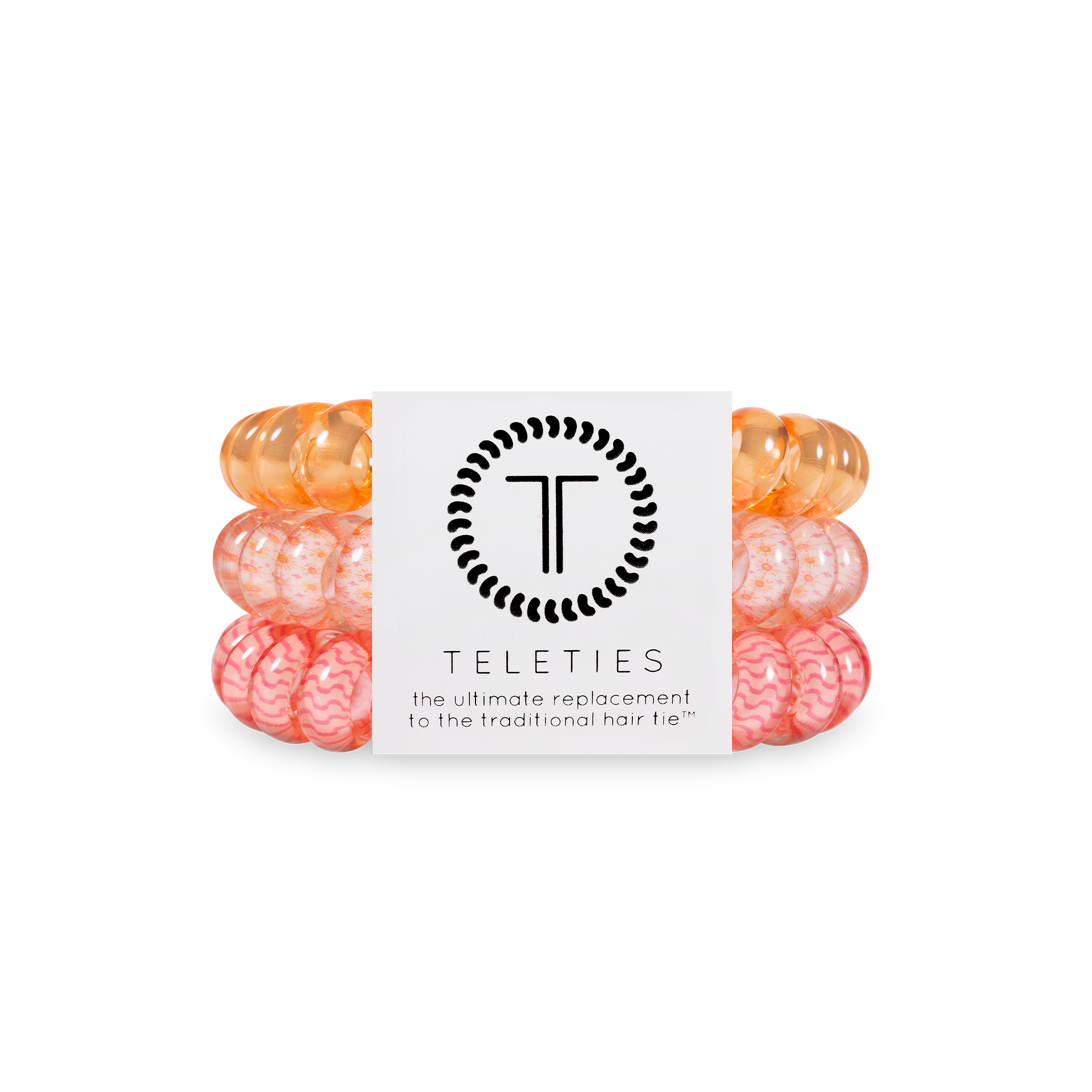 TELETIES - Spiral Hair Coil | Large | Sunny Days Ahead