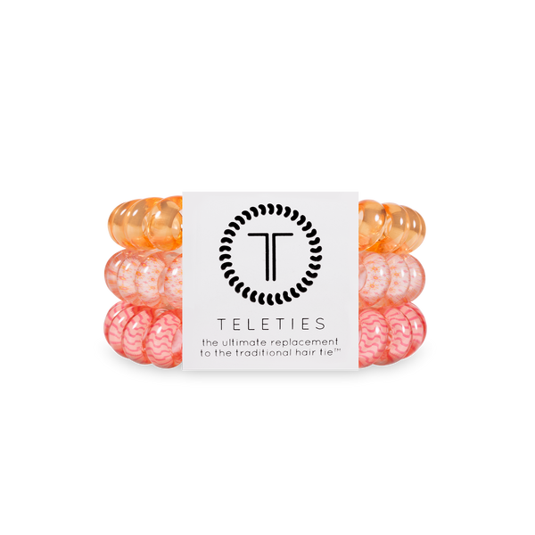 TELETIES - Spiral Hair Coil | Large | Sunny Days Ahead