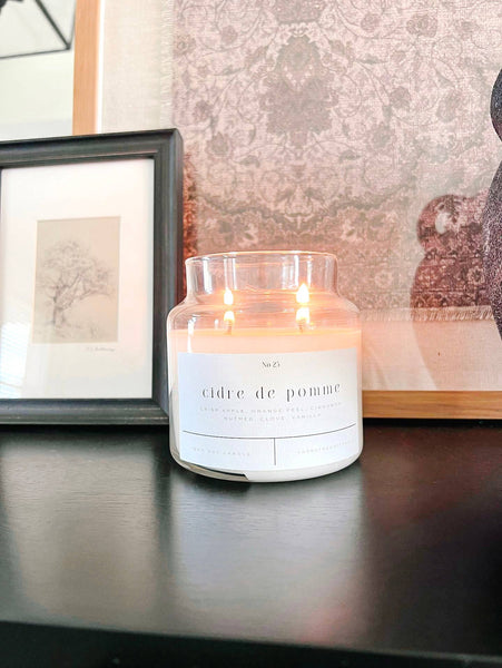 Forget Me Not Candle - Cidre De Pomme 22 oz Glass Candle