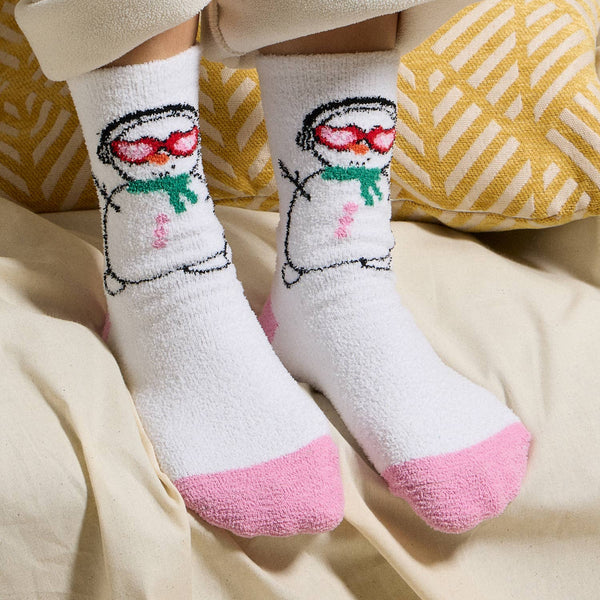Lilla Haven - Cozy Holiday Socks Gift Set with Gnome and Snowman: ASST / ONE