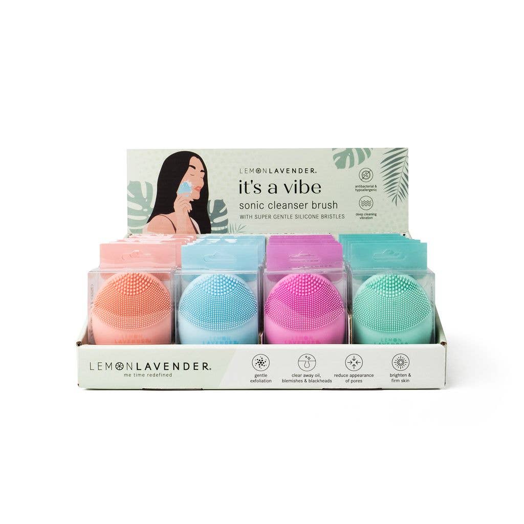 DM Merchandising - Lemon Lavender It's a Vibe Sonic Cleanser Brush