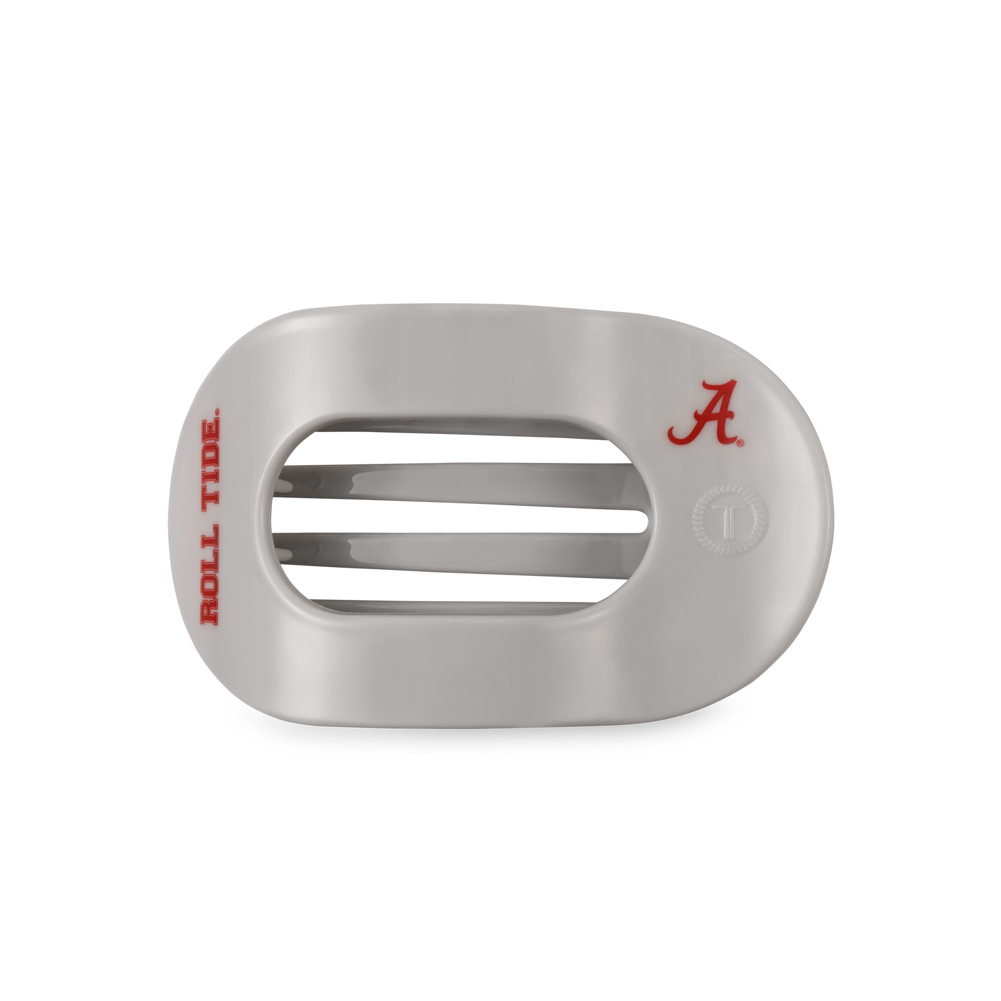 TELETIES - Flat Round Hair Clip | Medium | Roll Tide!