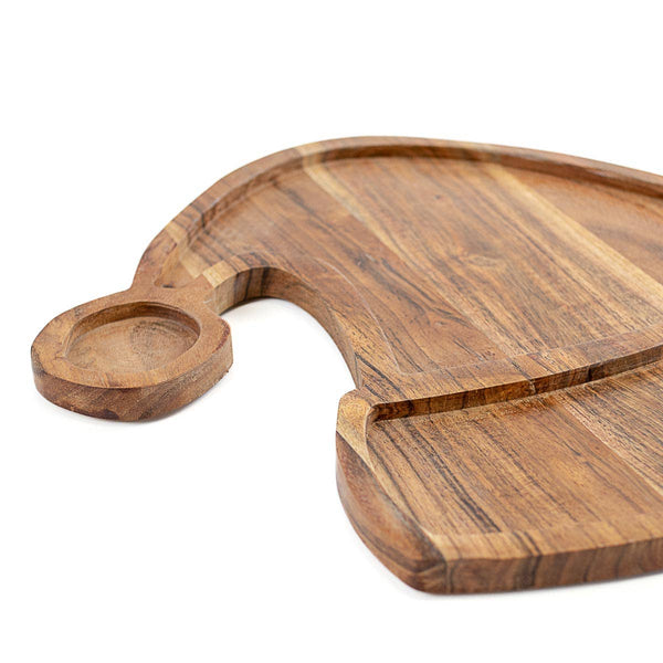 The Royal Standard - Santa Hat Serving Board   Natural   15x13.5x5
