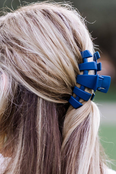 TELETIES - Classic Hair Clip | Med. | Midnight Rain