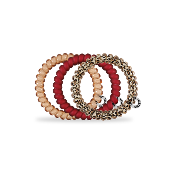 TELETIES - Spiral Hair Coils | Small | Wild Side Hair Ties