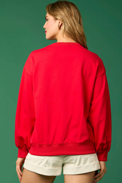 Fantastic Fawn - Christmas Sweatshirt - Preorders: GREEN / L