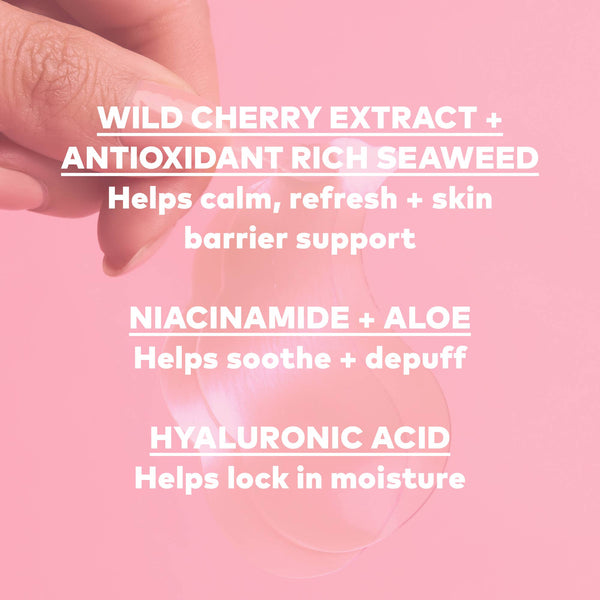 MakeUp Eraser - Hydrogel Undereye Masks - Seaweed-Based with Calming Cherry