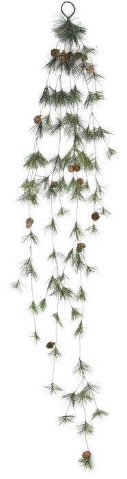 Select Artificials, Inc. - Smoky Mtn. Pine Tassel Garland, w/cone, 5"