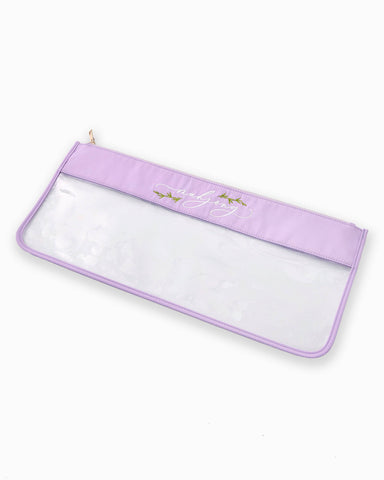 Oh My Mahjong - Lilac Script Mahjong Bag