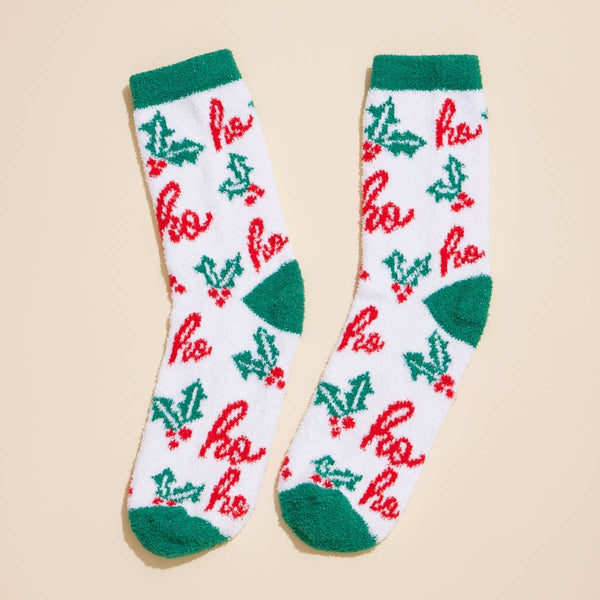 Lilla Haven - Christmas Fuzzy Socks Assorted Pack of 4: Assorted / One / 4DS98004