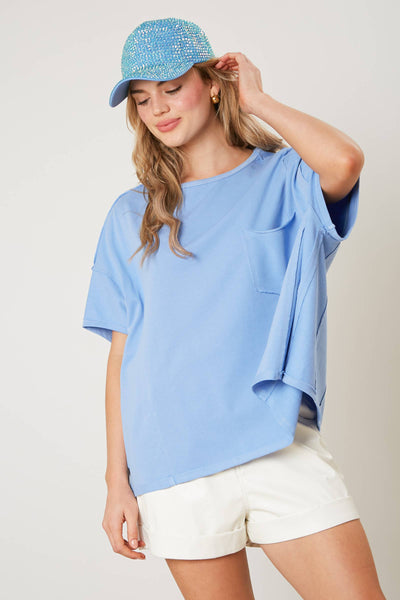 Fantastic Fawn - French Terry Loose Fit Top - Preorders: ORANGE / M