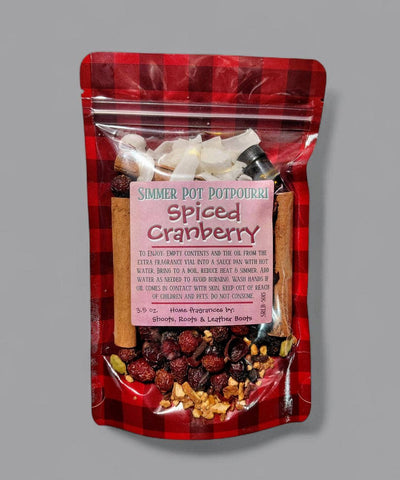 Shoots, Roots & Leather Boots - Potpourri Simmer Pot- Spiced Cranberry 3.5 oz.