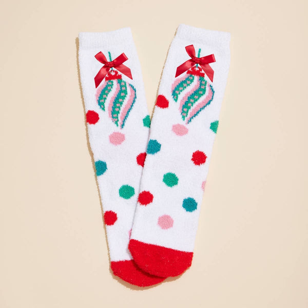 Lilla Haven - Christmas Fuzzy Socks Assorted Pack of 4: Assorted / One / 4DS98002