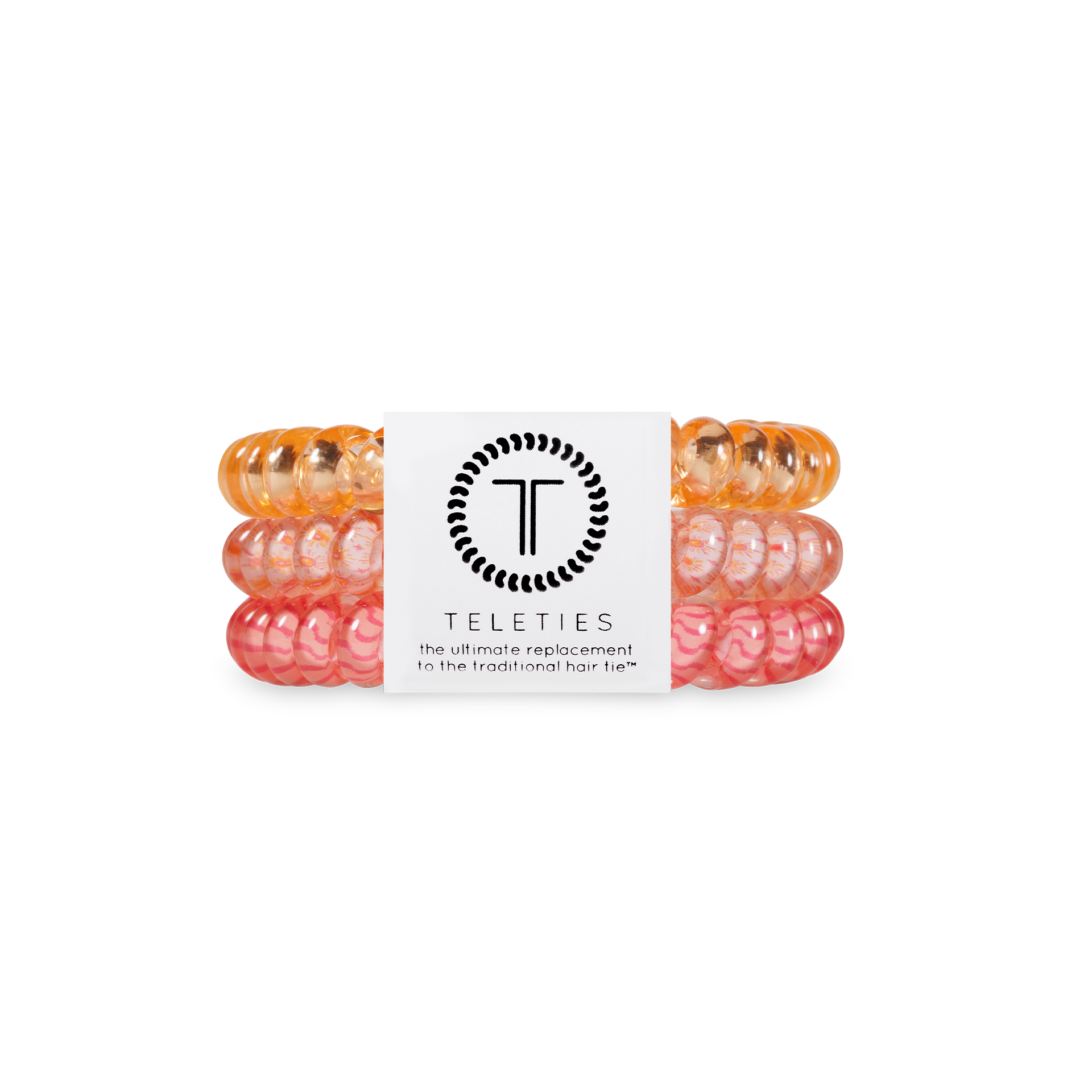 TELETIES - Spiral Hair Coil | Small | Sunny Days Ahead