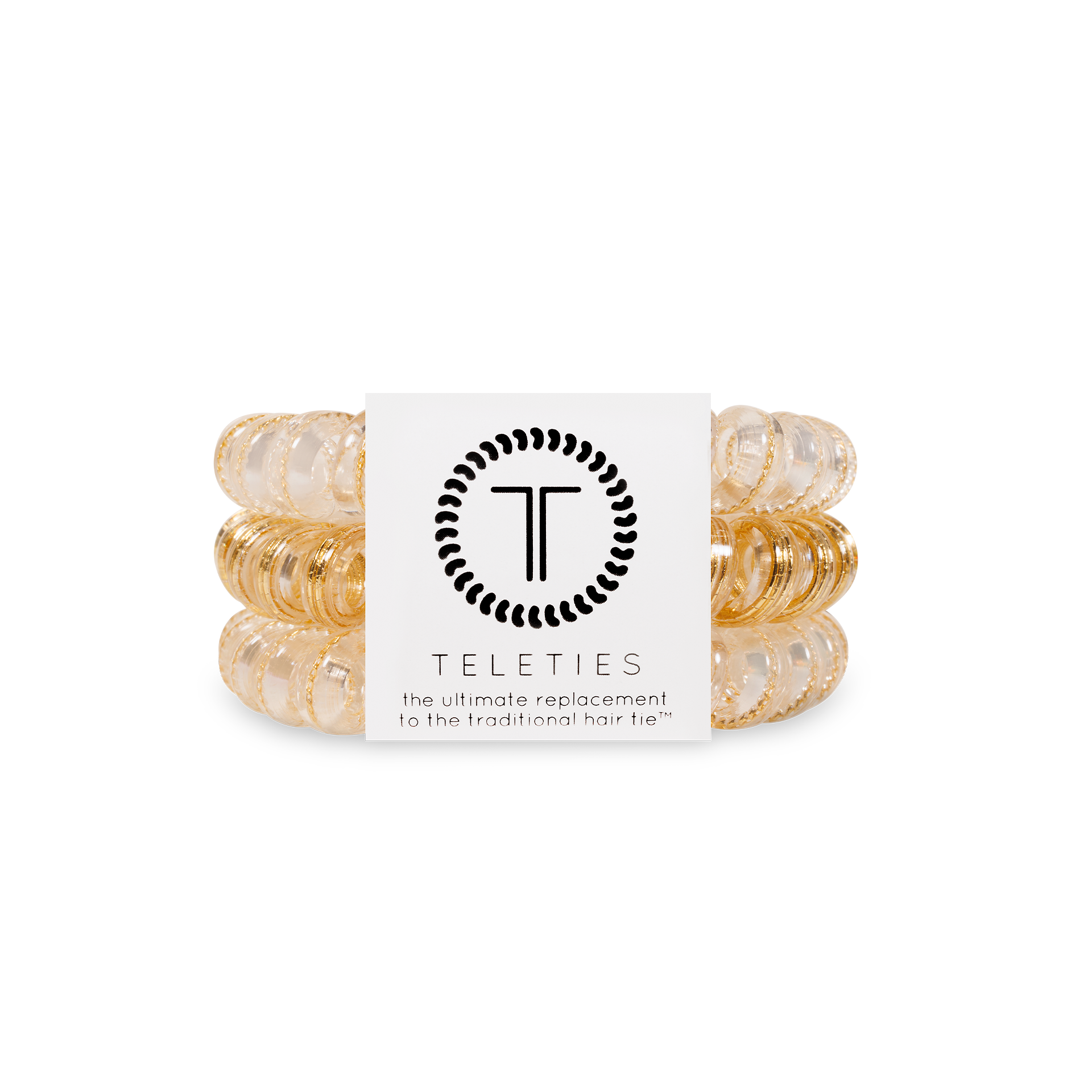 TELETIES - Spiral Hair Coils | Large | Luxury Living Hair Ties