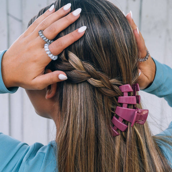 TELETIES - Classic Hair Clip | Medium | Wild Side