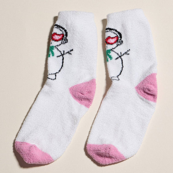 Lilla Haven - Cozy Holiday Socks Gift Set with Gnome and Snowman: ASST / ONE