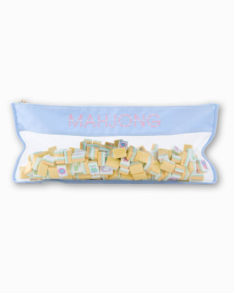 Oh My Mahjong - Light Blue Bamboo Mahjong Bag