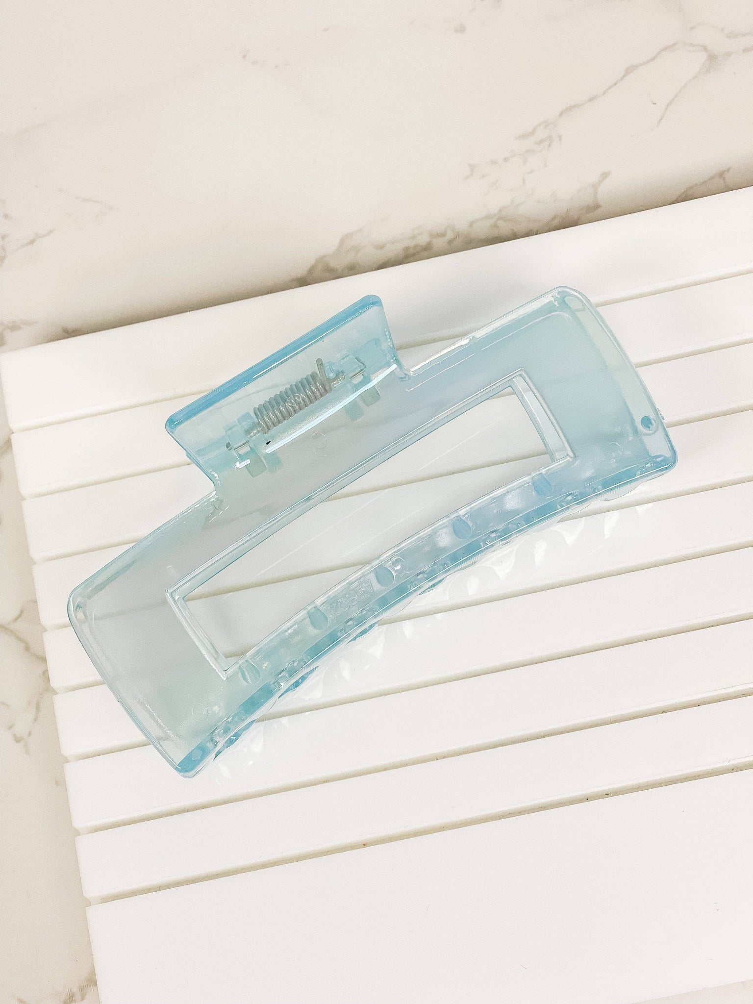 Prep Obsessed Wholesale - Iridescent Square Claw Clips