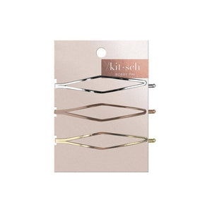 KITSCH - Long Diamond Metal Bobby Pins