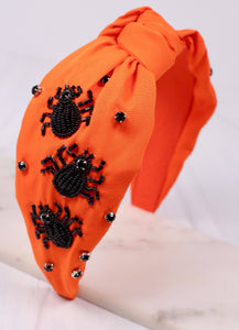 Charlotte Spider Headband ORANGE