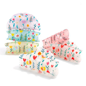 Floral Print Hair Claw