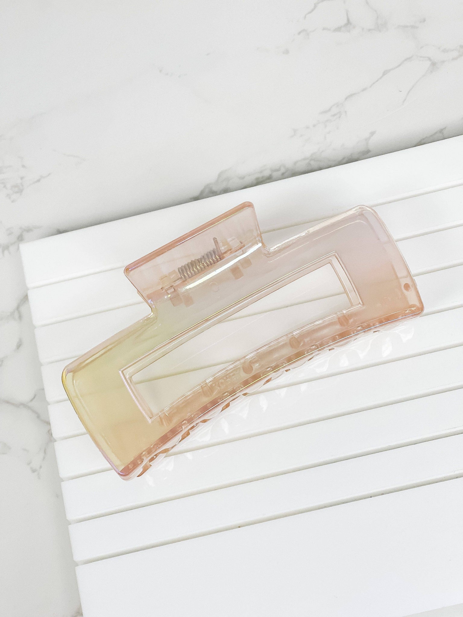 Prep Obsessed Wholesale - Iridescent Square Claw Clips