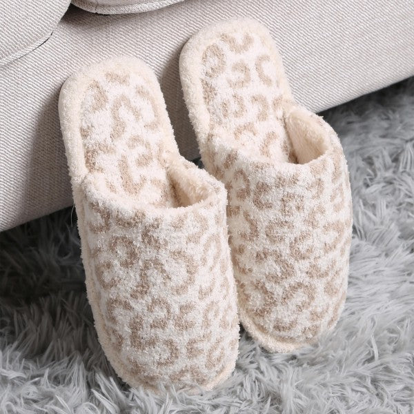 ComfyLuxe Leopard Slippers