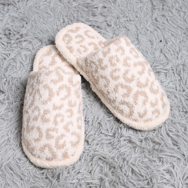 ComfyLuxe Leopard Slippers