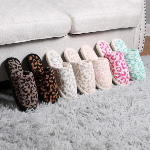 ComfyLuxe Leopard Slippers