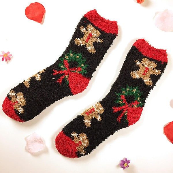 Soft Knit Christmas Socks