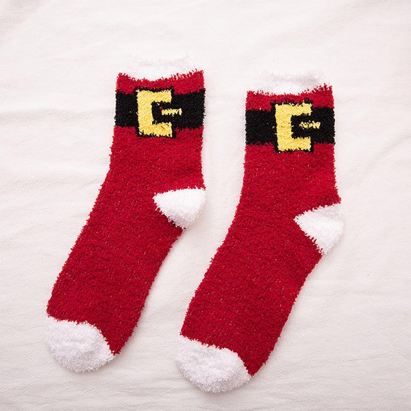 Soft Knit Christmas Socks